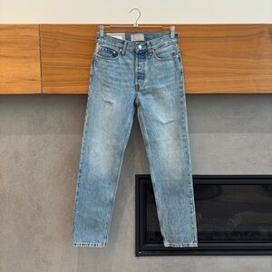 NWT Everlane The Relaxed Straight Jean Mid Rise, Size 23